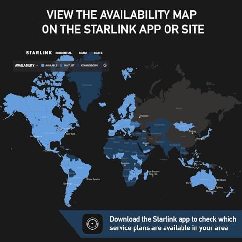 Generic Starlink mini satellite dish, 4th gen portable antenna with phase array technology for high-speed internet in RVs, camping, and remote living.
