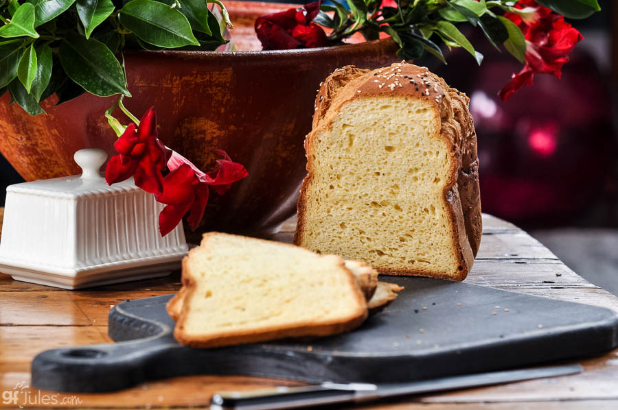 gfJules All Purpose Gluten-Free Flour in a 1.5 lb bag, versatile food item for gluten-free baking and cooking.