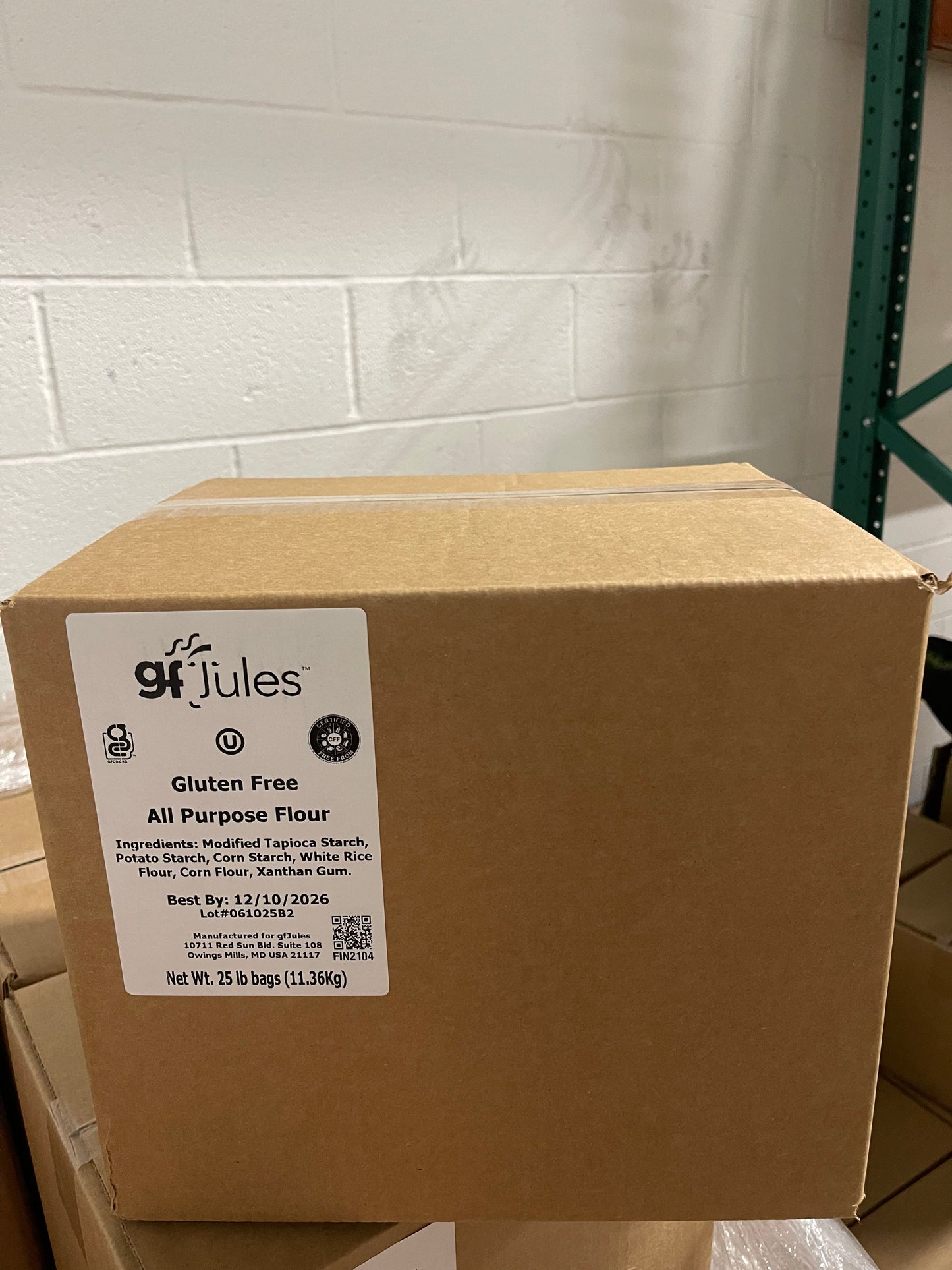gfJules gluten-free all-purpose flour in a 5 lb bag, ideal for baking and cooking gluten-free recipes.
