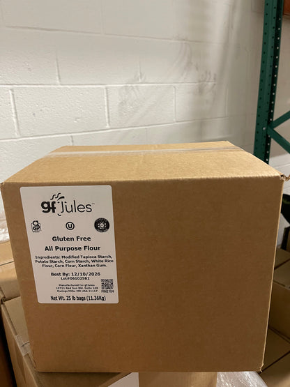gfJules gluten-free all-purpose flour in a 5 lb bag, ideal for baking and cooking gluten-free recipes.