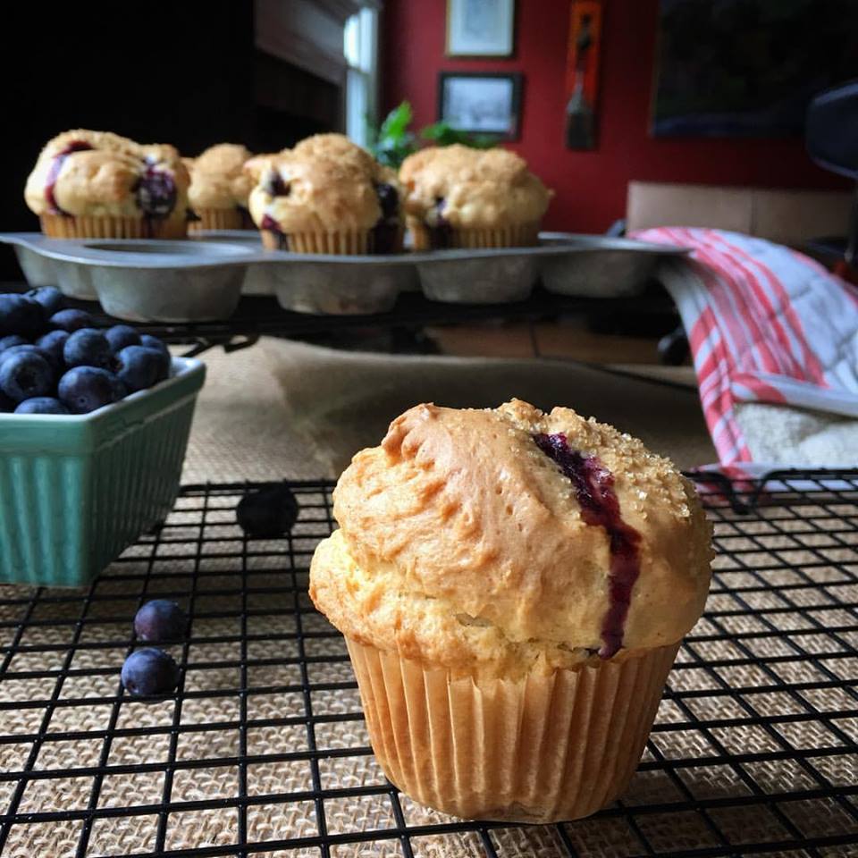 Pack of gfJules gluten-free muffin mix in a sealed bag, ready for baking delicious gluten-free muffins at home.