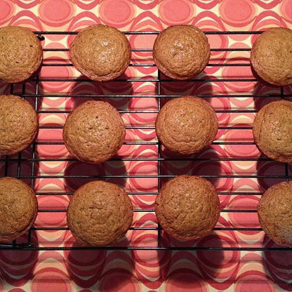 Pack of gfJules gluten-free muffin mix featuring a colorful box with mix ingredients and baking instructions.