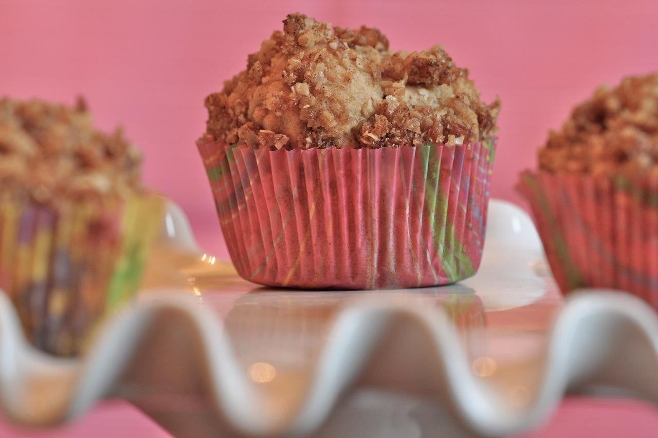 Pack of gfJules gluten-free muffin mix in a resealable bag, ready for baking delicious gluten-free muffins.