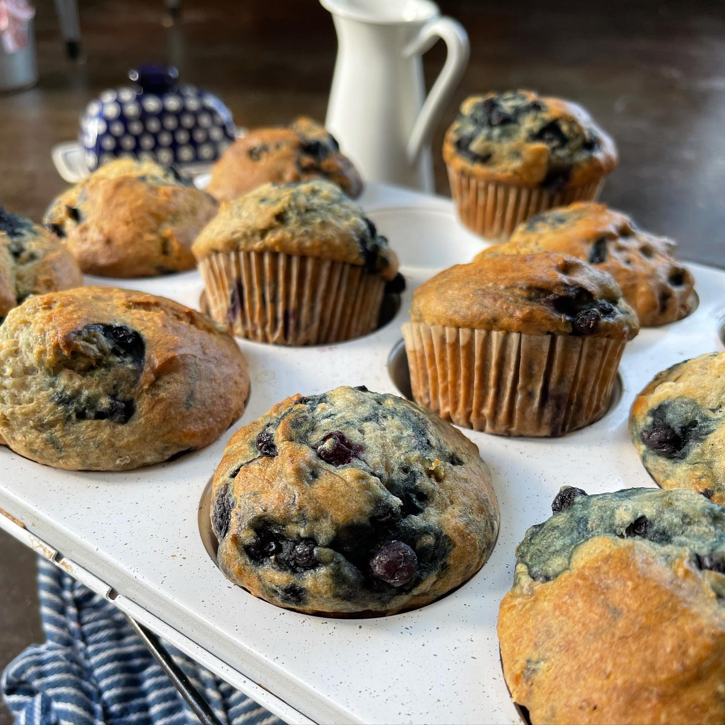Pack of gfJules gluten-free muffin mix in a resealable bag, ready to make tasty gluten-free muffins at home.