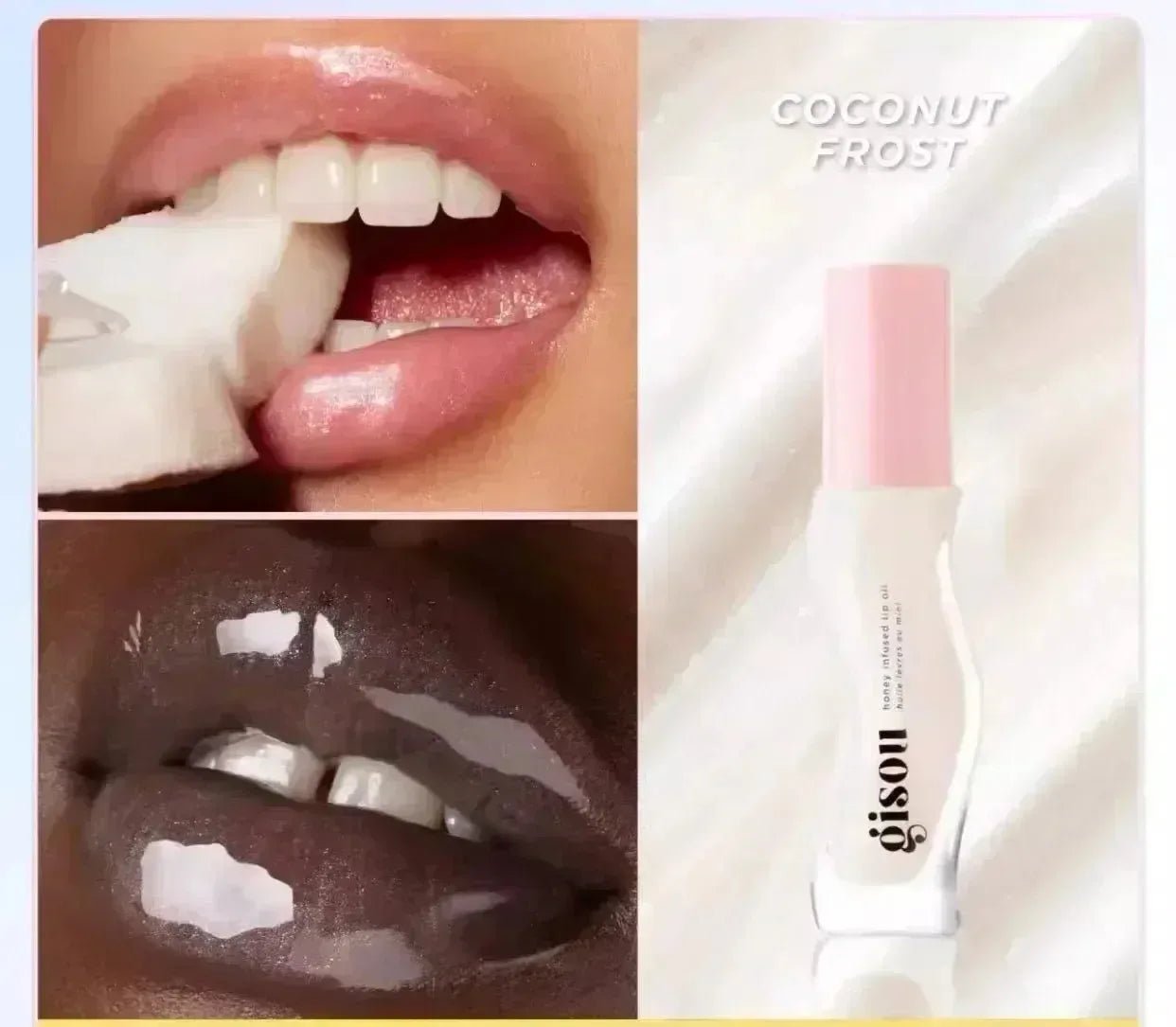 Gisou New Autumn Winter Limited Edition Long - lasting Moisturizing Lip Oil Gloss Care Lips Plumping Exfoliating Milky Mocha Gloss - BACKUPMYFILESNOW.COM®
