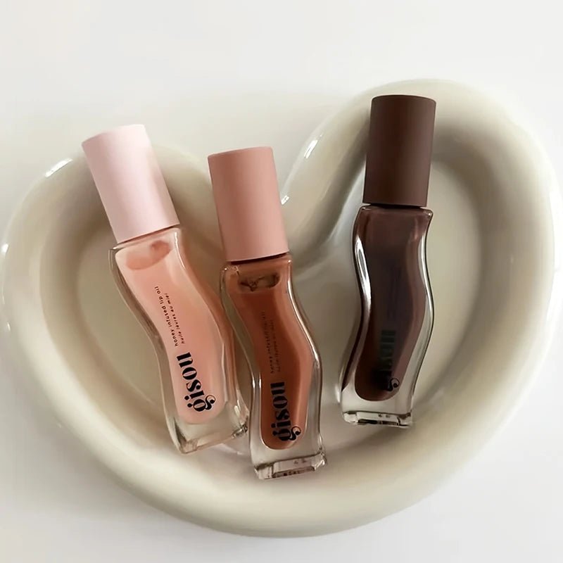 Gisou New Autumn Winter Limited Edition Long - lasting Moisturizing Lip Oil Gloss Care Lips Plumping Exfoliating Milky Mocha Gloss - BACKUPMYFILESNOW.COM®