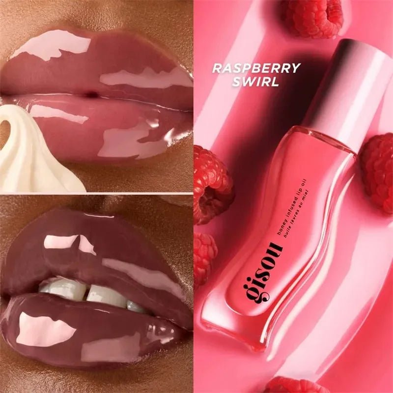 Gisou New Autumn Winter Limited Edition Long - lasting Moisturizing Lip Oil Gloss Care Lips Plumping Exfoliating Milky Mocha Gloss - BACKUPMYFILESNOW.COM®