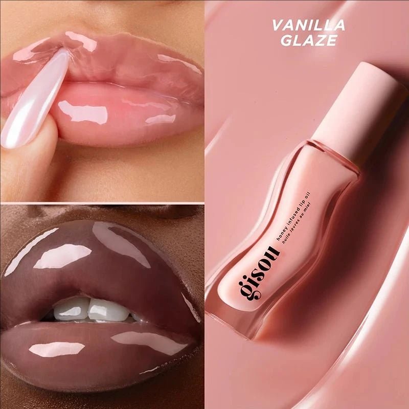 Gisou New Autumn Winter Limited Edition Long - lasting Moisturizing Lip Oil Gloss Care Lips Plumping Exfoliating Milky Mocha Gloss - BACKUPMYFILESNOW.COM®