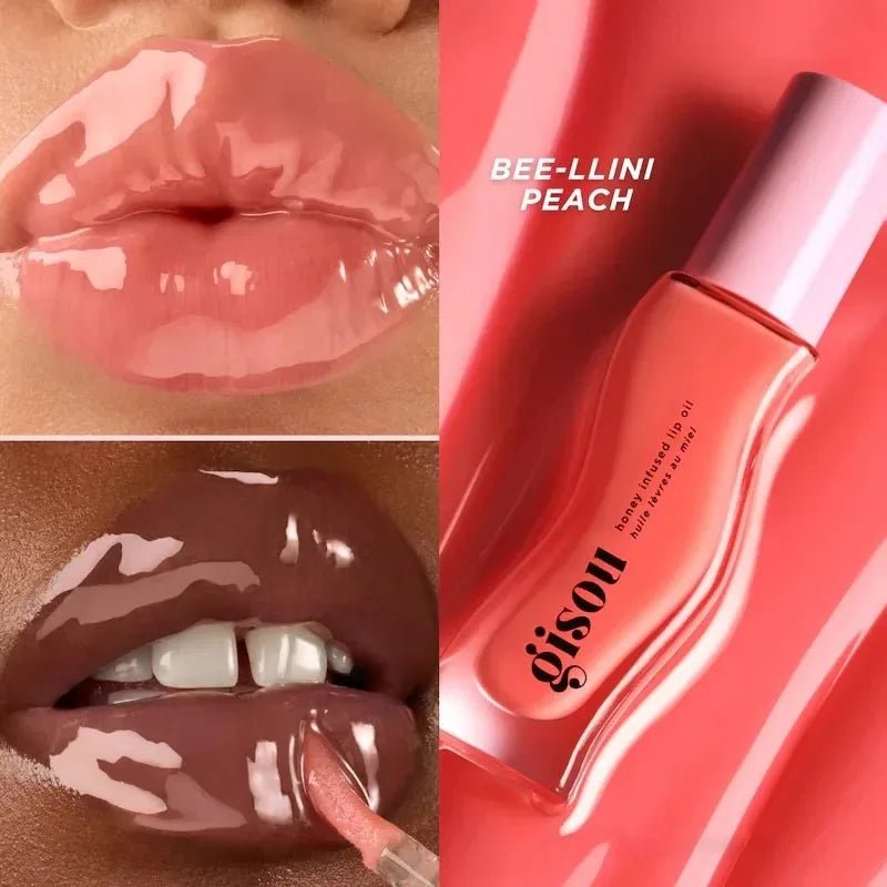 Gisou New Autumn Winter Limited Edition Long - lasting Moisturizing Lip Oil Gloss Care Lips Plumping Exfoliating Milky Mocha Gloss - BACKUPMYFILESNOW.COM®