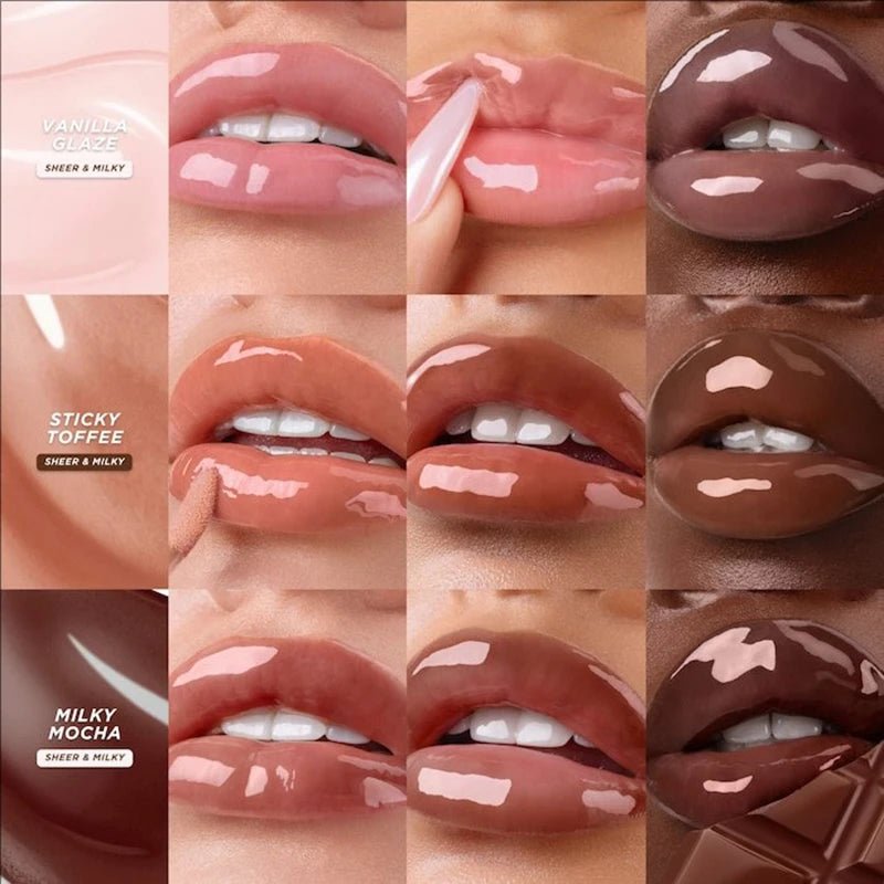 Gisou New Autumn Winter Limited Edition Long - lasting Moisturizing Lip Oil Gloss Care Lips Plumping Exfoliating Milky Mocha Gloss - BACKUPMYFILESNOW.COM®