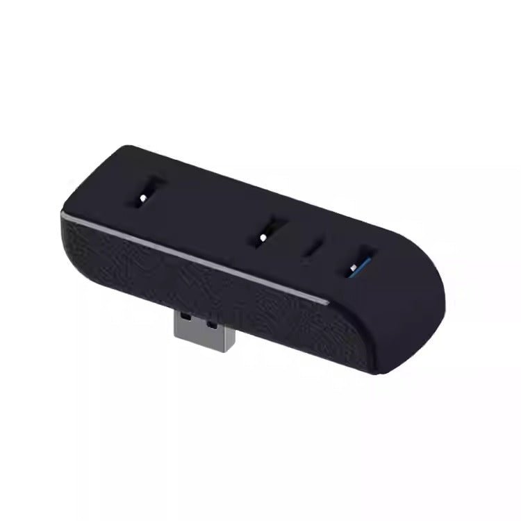 Tesery USB hub installed in the glove box of Tesla Model Y Juniper and Model 3 Highland for convenient device connectivity.