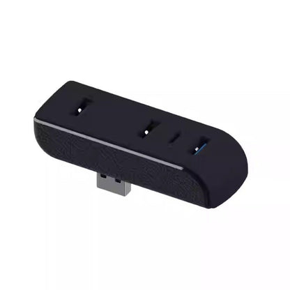 Tesery USB hub installed in the glove box of Tesla Model Y Juniper and Model 3 Highland for convenient device connectivity.