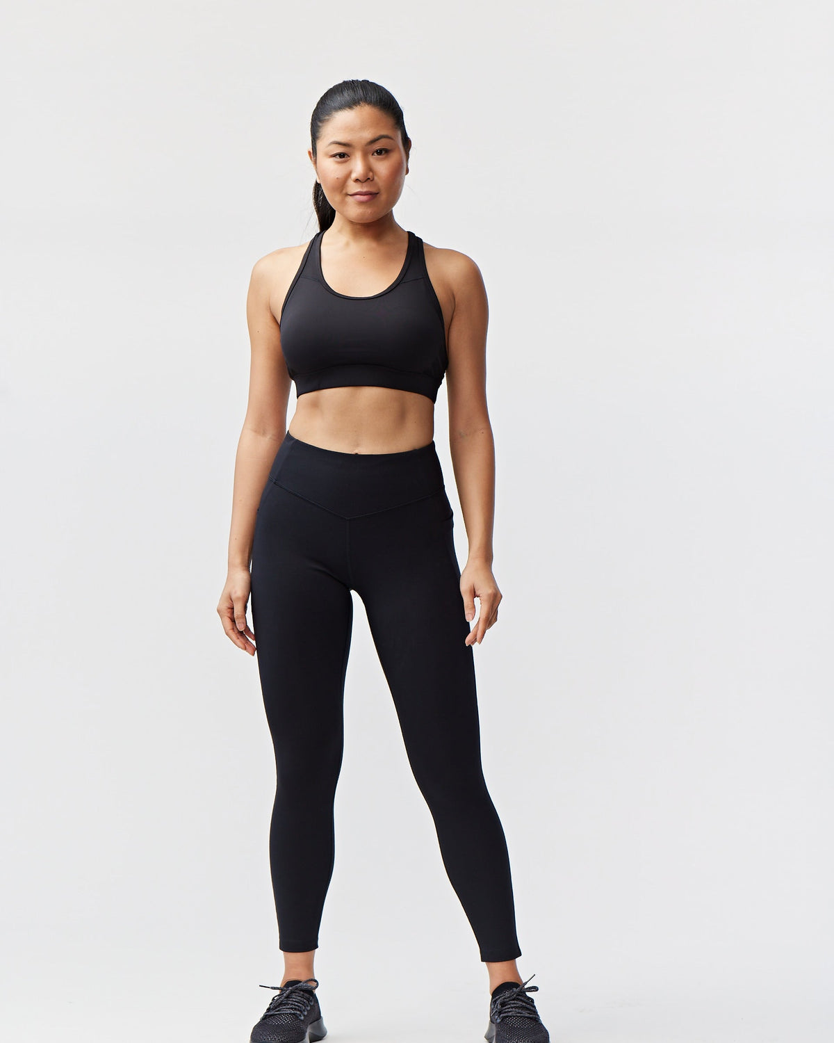 Goal Five women's full-length leggings in coastal color, featuring a comfortable fit and stylish design.