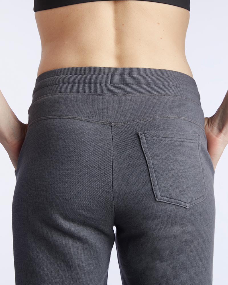 Goal Five Freasy Jogger in carbon color, lightweight lifestyle pants with an elastic waistband and relaxed fit.