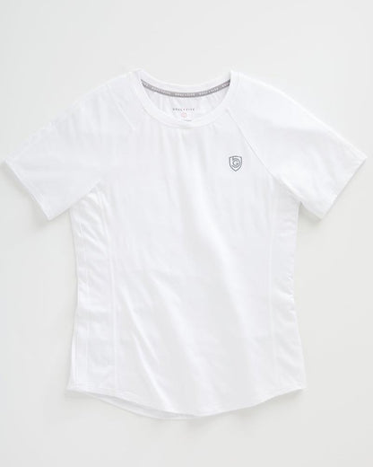 Advance women's training top by Goal Five in ash heather color, featuring a fitted athletic design for active wear.