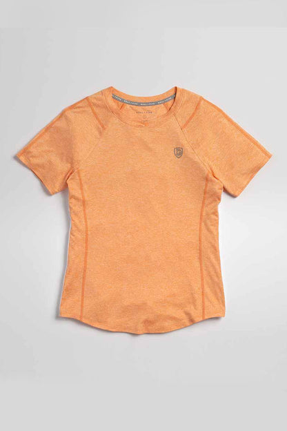 Advance Women's Training Top by Goal Five in ash heather, lightweight and breathable athletic apparel for women.