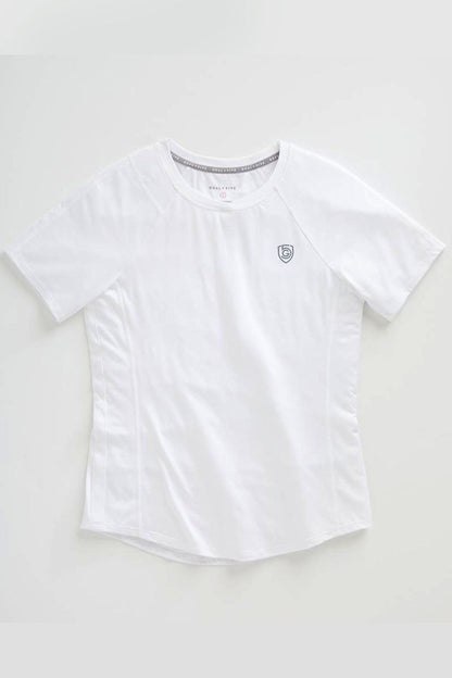 Advance Women's Training Top by Goal Five in ash heather, shown in size XS, designed for active workout and training sessions.