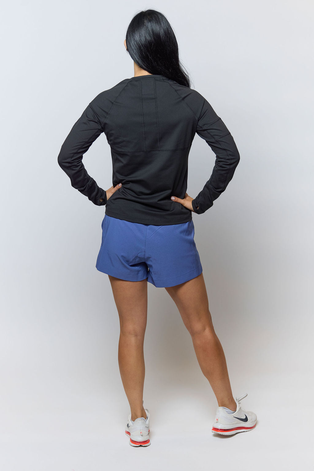 Black camo Goal Five Indie 2.0 women's sport shorts for training, made of lightweight, breathable fabric, designed for active wear.