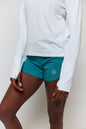 Black Excel women's workout shorts by Goal Five, training shorts with a comfortable fit for exercise and activewear.