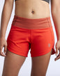 Black Excel women's workout shorts by Goal Five, designed for training with a comfortable fit and athletic style.
