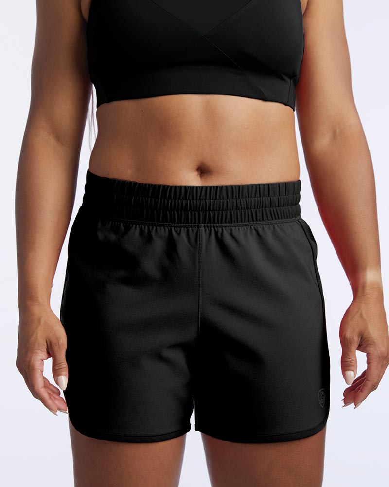 Goal Five Indie women's sport shorts for training, black color, XS size, made for comfortable active wear.