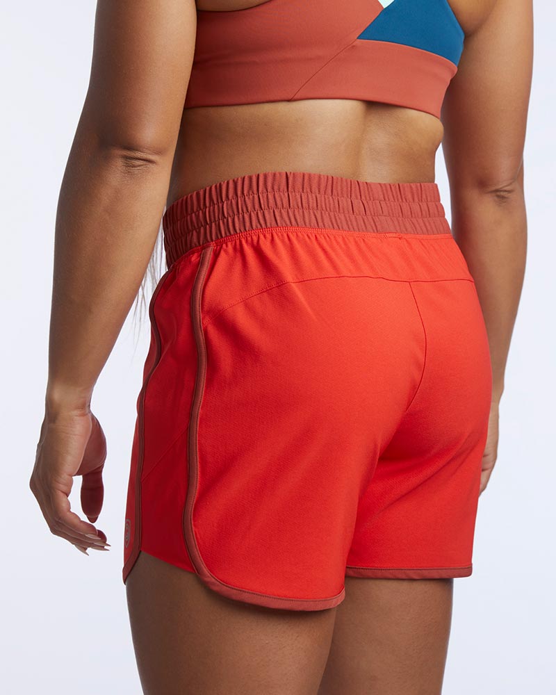 Black Indie Women's Sport Shorts by Goal Five, training shorts with a comfortable fit for active workouts.