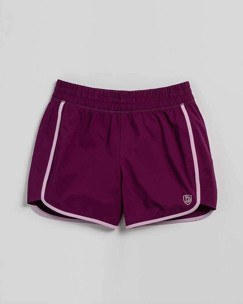 Black Indie women's sport shorts by Goal Five for training, shown on a model, highlighting fit and athletic design.