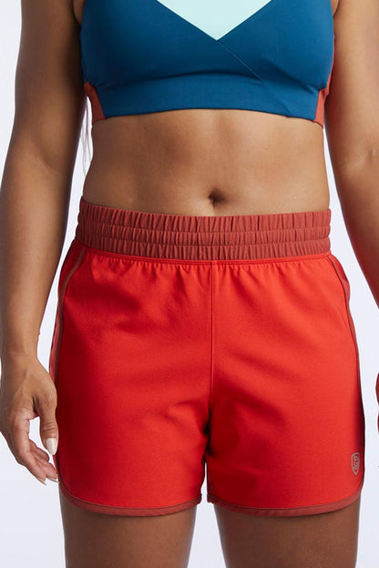 Black Indie Women's Sport Shorts by Goal Five, training shorts with a comfortable fit and breathable fabric for active workouts.