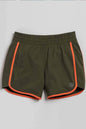 Black Indie women's sport shorts by Goal Five, training shorts with a comfortable fit, shown in XS size.