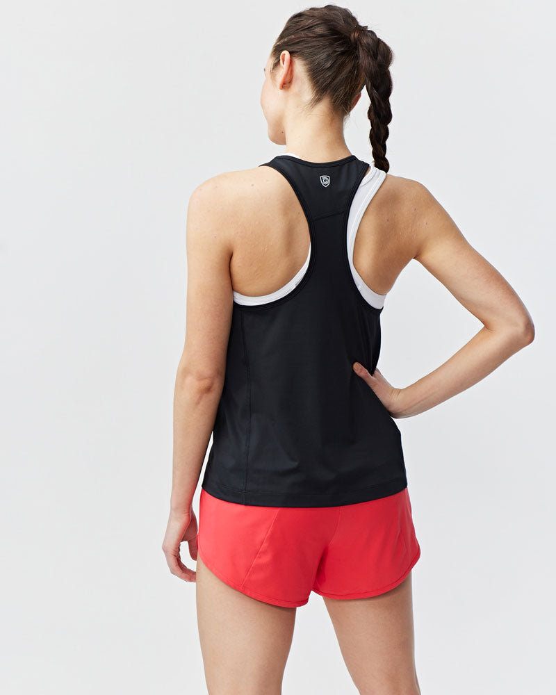 Black Goal Five Mesh It To Me training tank top, XS size, lightweight sleeveless athletic top with mesh fabric for breathability.
