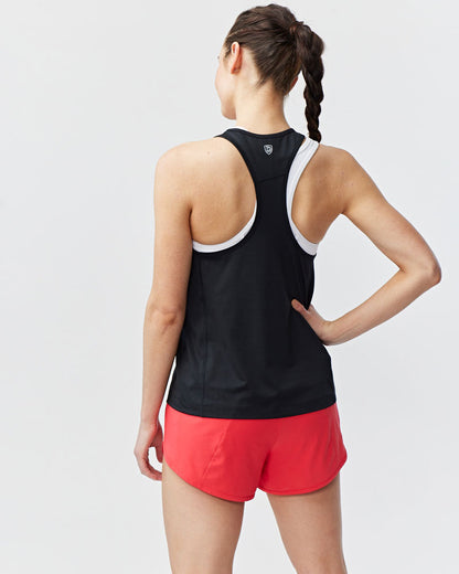 Black Goal Five Mesh It To Me training tank top, XS size, lightweight sleeveless athletic top with mesh fabric for breathability.