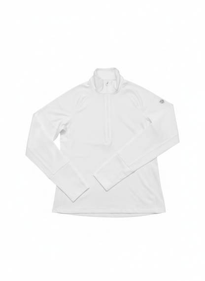 Goal Five Foudy Mid-Weight Long Sleeve ½ Zip Training Top in carbon, made for comfortable athletic wear.