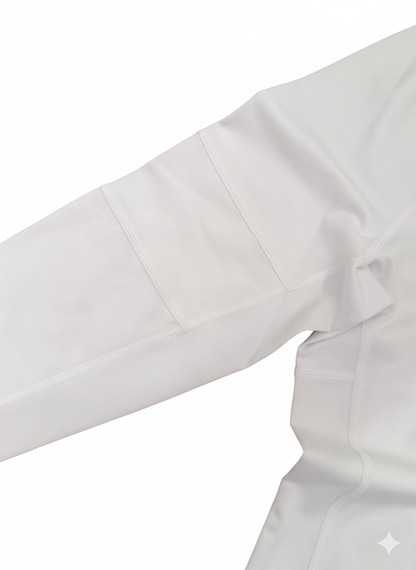Goal Five Foudy Mid-Weight Long Sleeve ½ Zip Top for training, shown in carbon color with a comfortable fit.