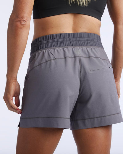 Goal Five Triple V women's athletic shorts for training, coastal color, XS size, lightweight and comfortable workout shorts.