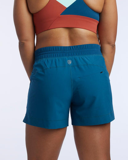 Goal Five Triple V women's athletic shorts for training, coastal color, XS size, lightweight and breathable workout apparel.