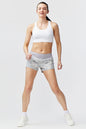 Goal Five women's workout shorts in hot coral, training style, XS size, designed for fast and free movement during exercise.