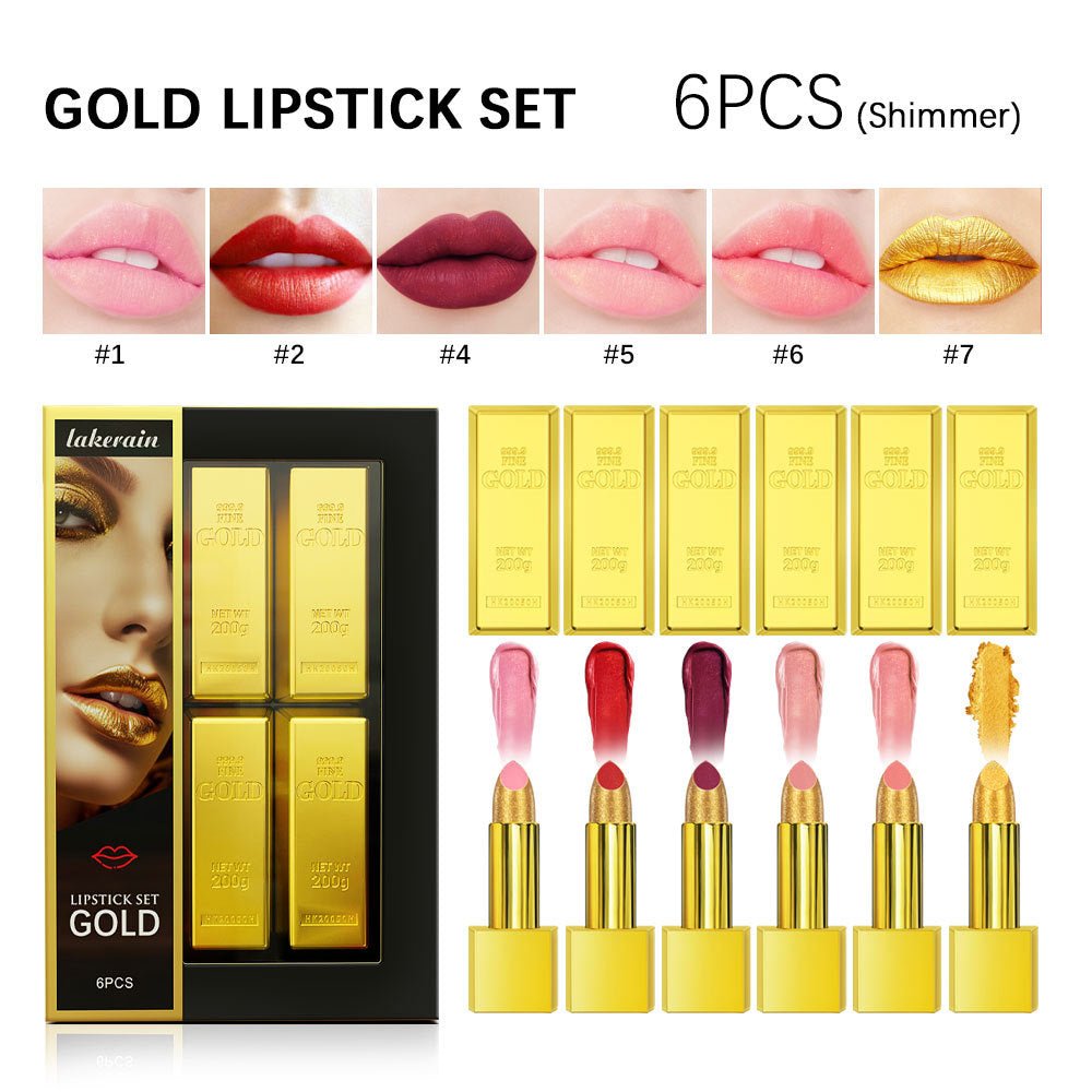 Gold Bar Lipstick Makeup Kit - BACKUPMYFILESNOW