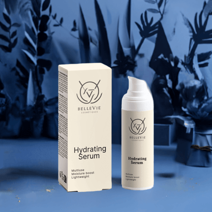 BelleVie Cosmétiques Deep Moisture Duo with hydrating serum and boost gel for intense skin hydration and skincare benefits