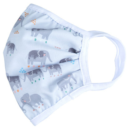 Vibrant cloth face mask with Americana design by GreaterGood, made in the USA, featuring colorful patterns and comfortable fit.
