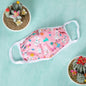 Vibrant cloth face mask by GreaterGood, made in the USA, featuring colorful Americana design and comfortable mask accessories.