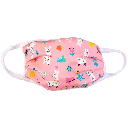 Vibrant cloth face mask by GreaterGood featuring Americana design, made in the USA, with colorful patterns and comfortable fit.