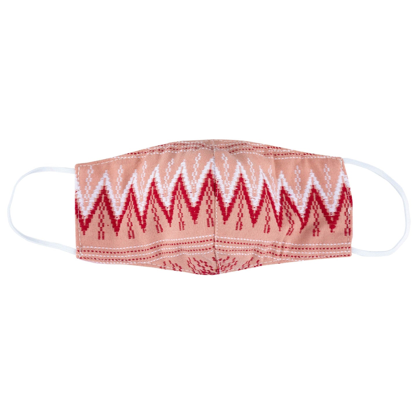 Handwoven face mask from GreaterGood, showcasing intricate craftsmanship and comfortable fit, part of mask and mask accessories collection.