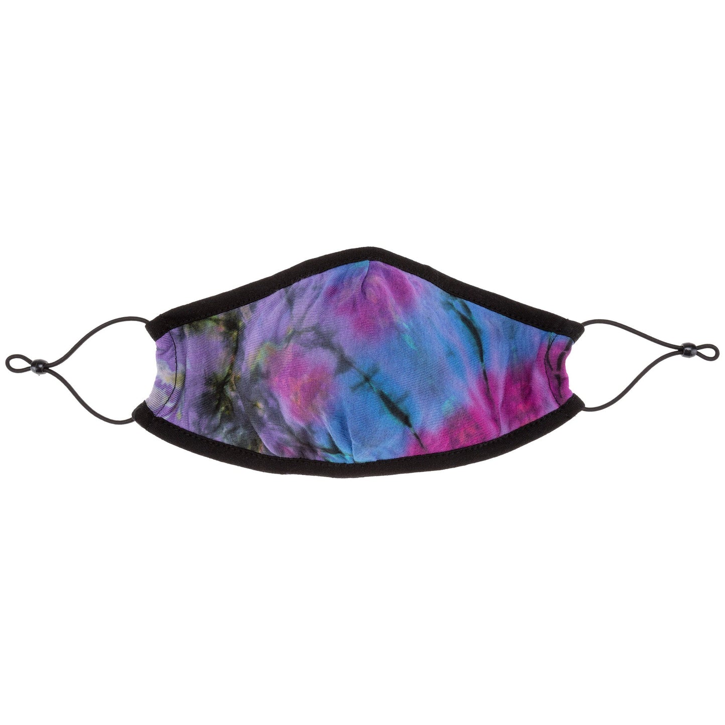 Set of three Tie-Dye Protected Face Masks by GreaterGood, featuring colorful, comfortable fabric masks with protective design.
