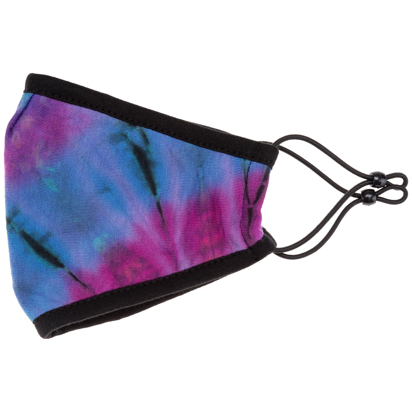 Set of three tie-dye face masks by GreaterGood, protective face masks with colorful patterns and comfortable fit.