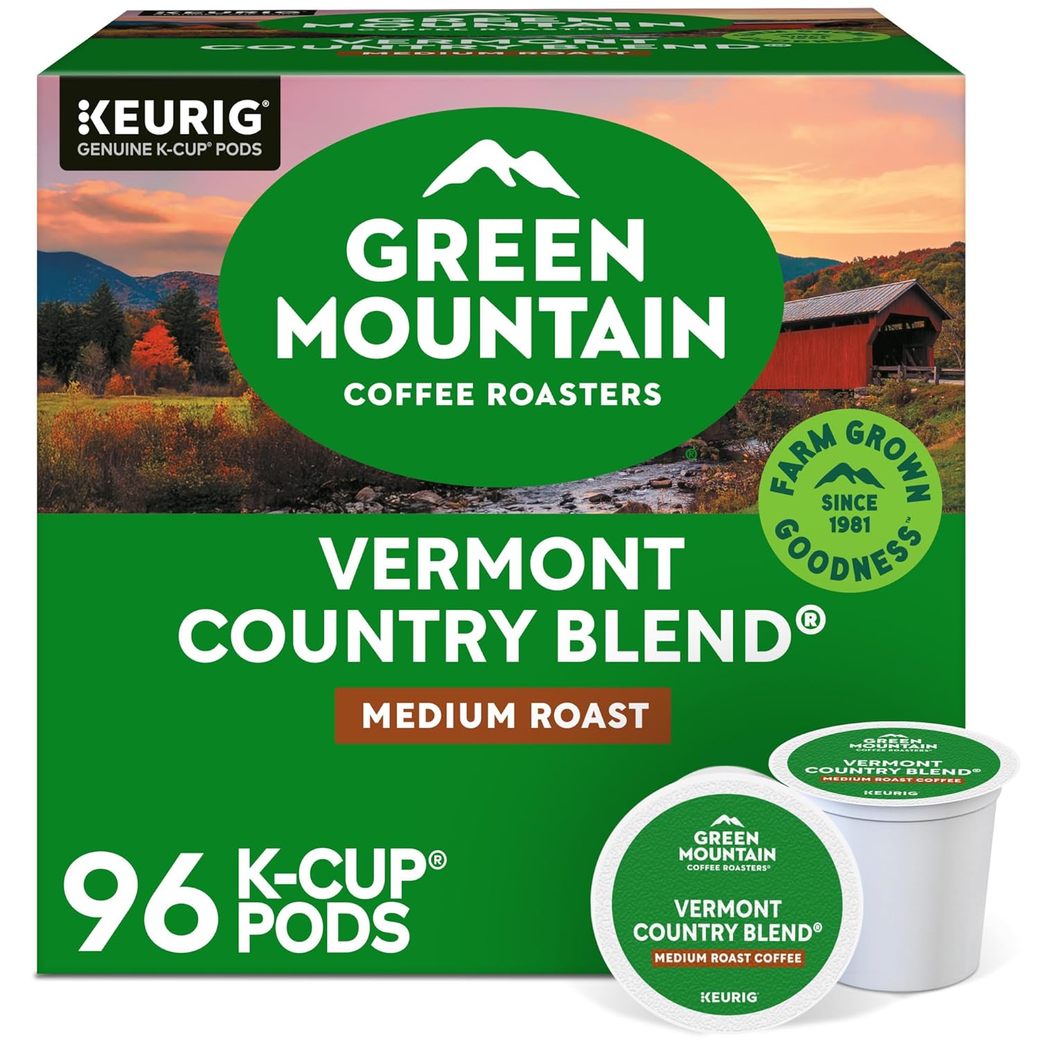 Green Mountain Coffee Roasters Colombia Select Coffee, Keurig Single - Serve K - Cup Pods, Medium Roast Coffee, 96 Count - BACKUPMYFILESNOW