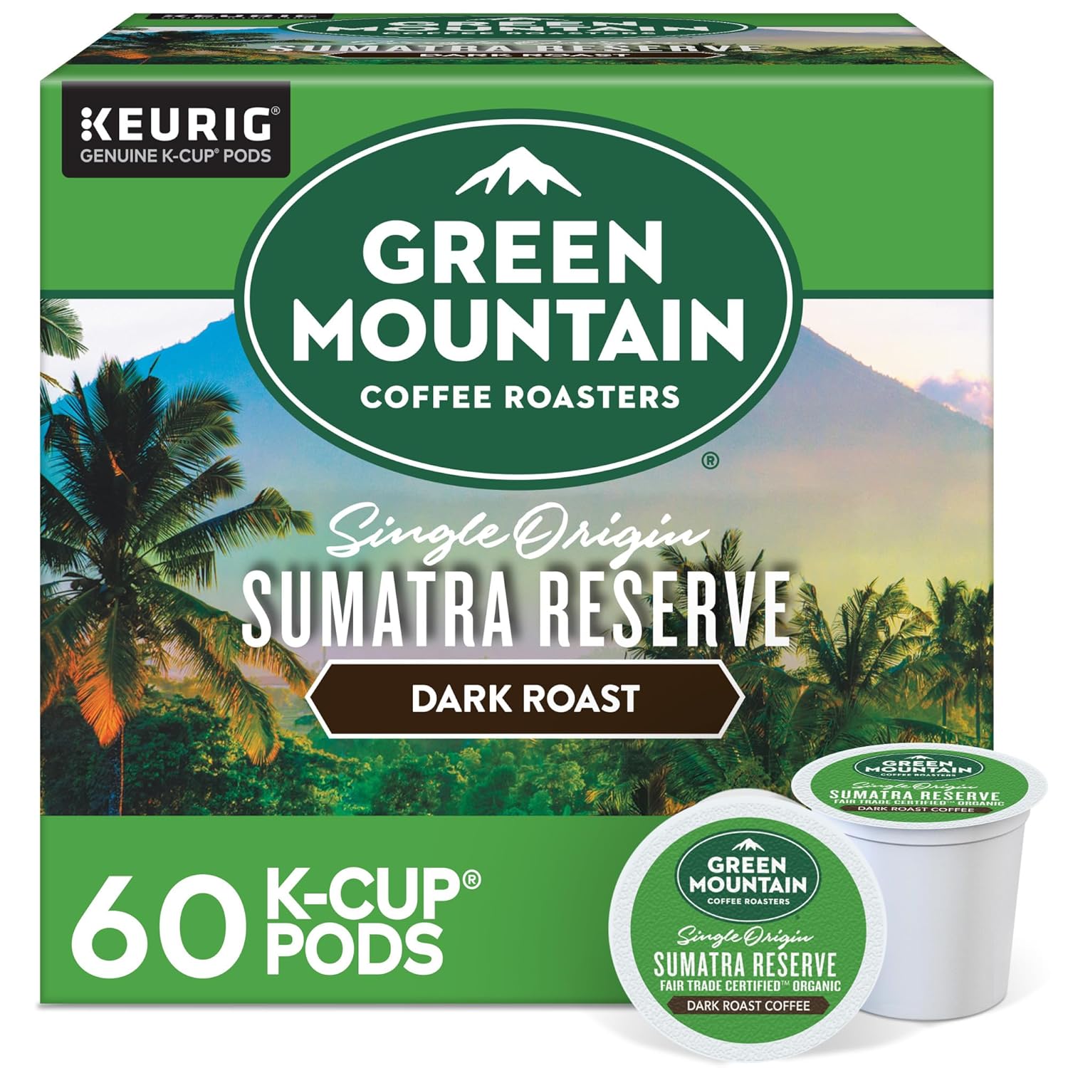 Green Mountain Coffee Roasters Dark Magic Keurig Single - Serve K - Cup Pods, Dark Roast Coffee, 72 Count - BACKUPMYFILESNOW