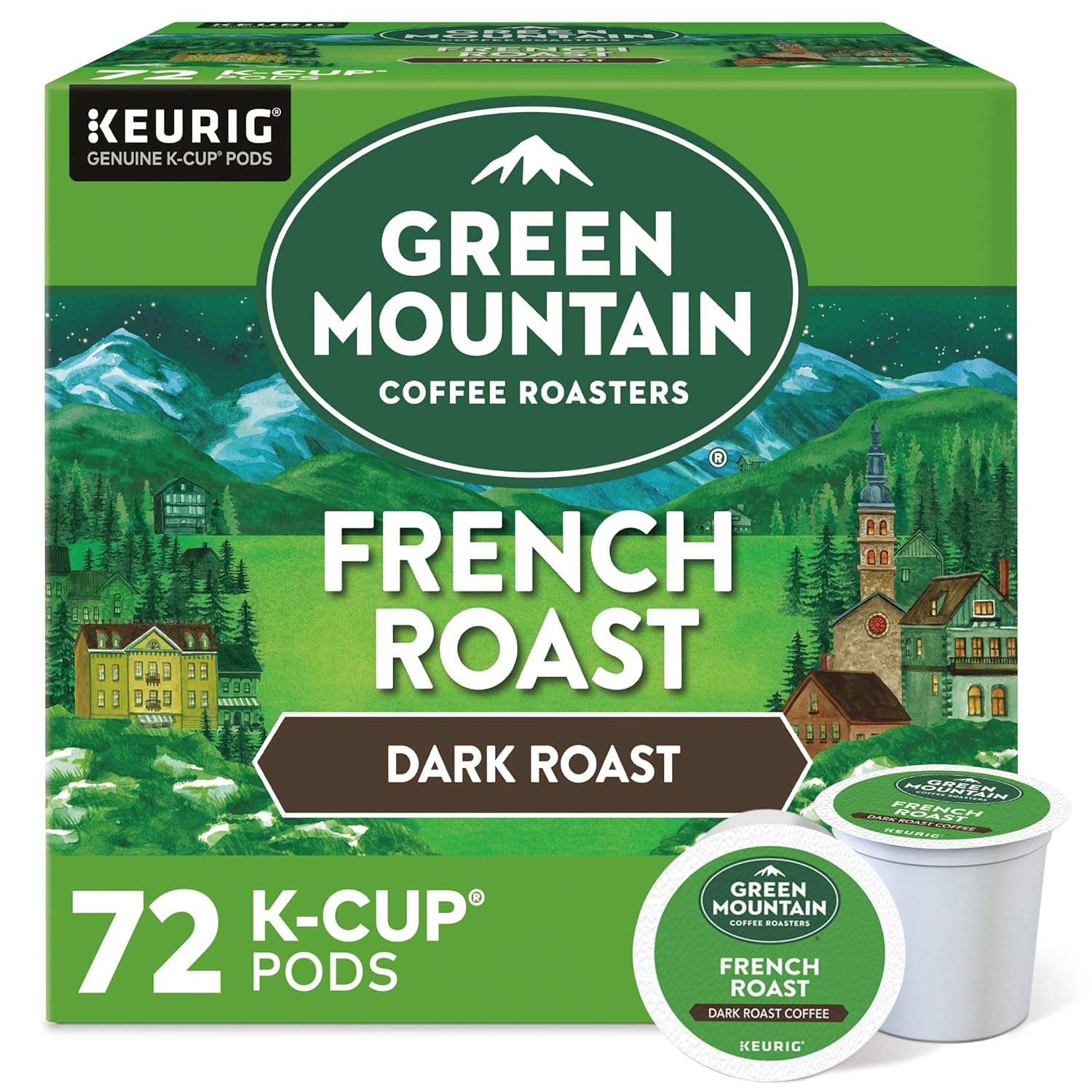 Green Mountain Coffee Roasters Dark Magic Keurig Single - Serve K - Cup Pods, Dark Roast Coffee, 72 Count - BACKUPMYFILESNOW