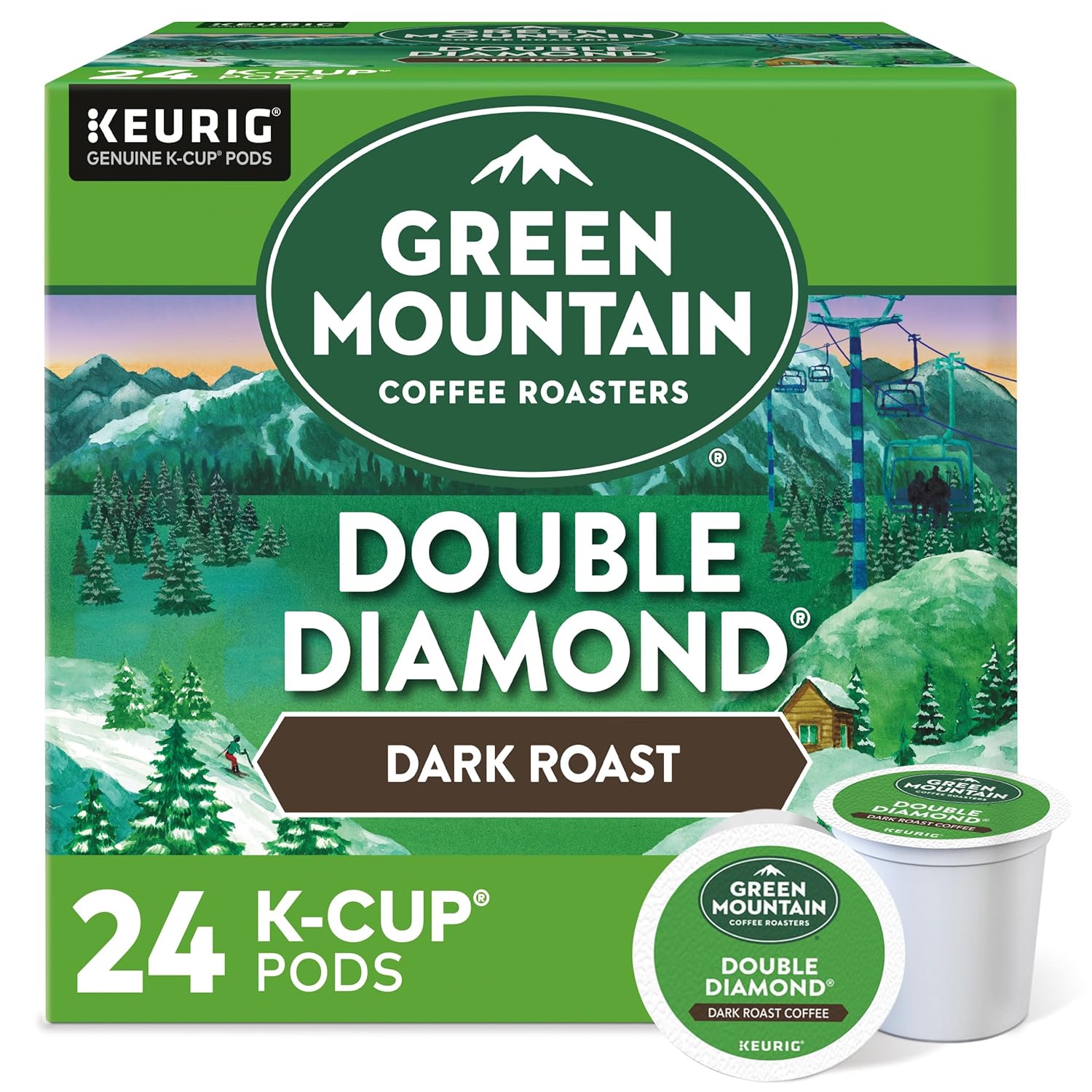 Green Mountain Coffee Roasters Dark Magic Keurig Single - Serve K - Cup Pods, Dark Roast Coffee, 72 Count - BACKUPMYFILESNOW