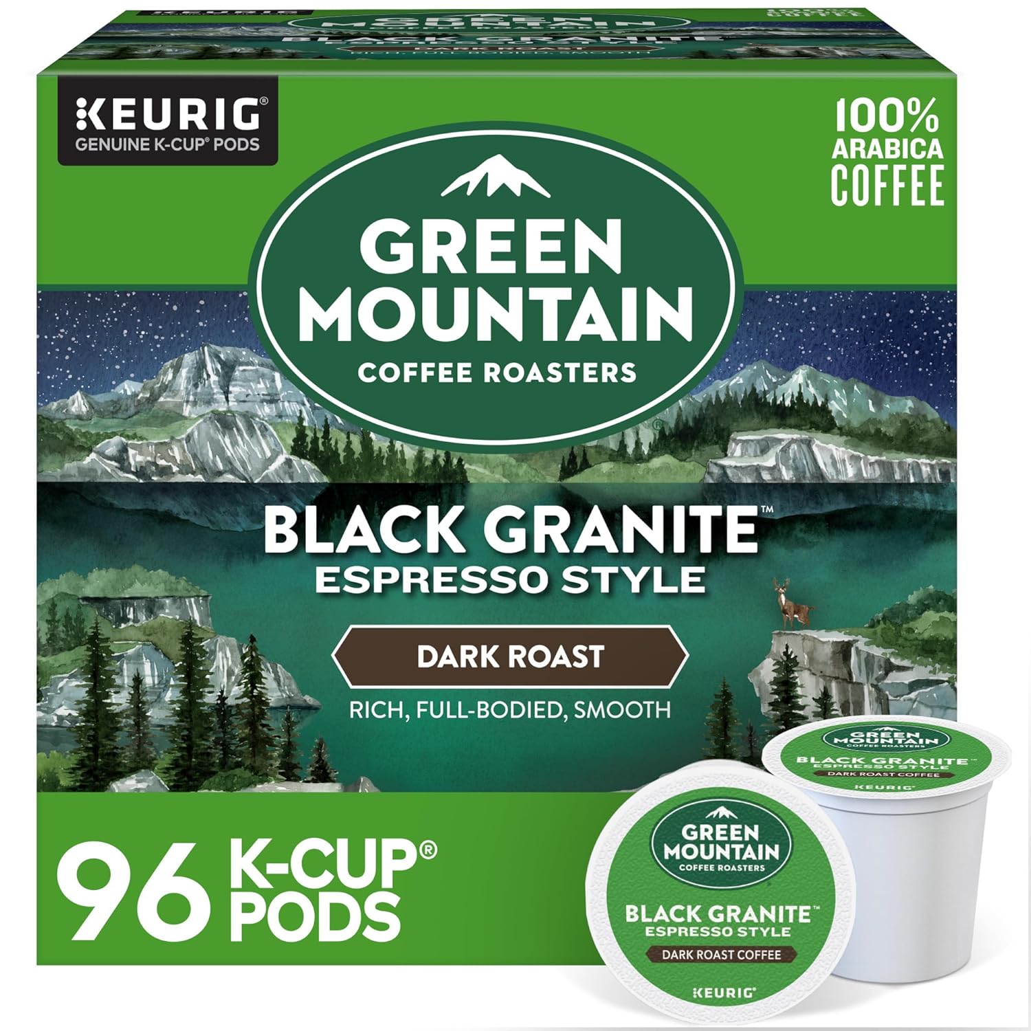 Green Mountain Coffee Roasters Dark Magic Keurig Single - Serve K - Cup Pods, Dark Roast Coffee, 72 Count - BACKUPMYFILESNOW