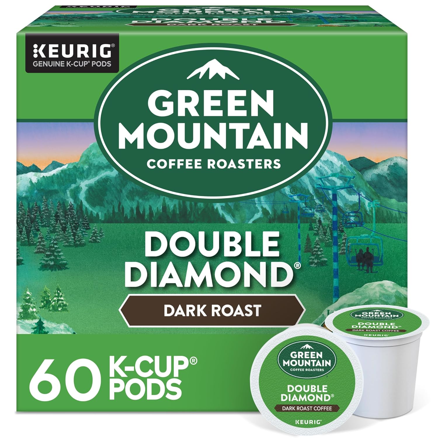 Green Mountain Coffee Roasters Dark Magic Keurig Single - Serve K - Cup Pods, Dark Roast Coffee, 72 Count - BACKUPMYFILESNOW
